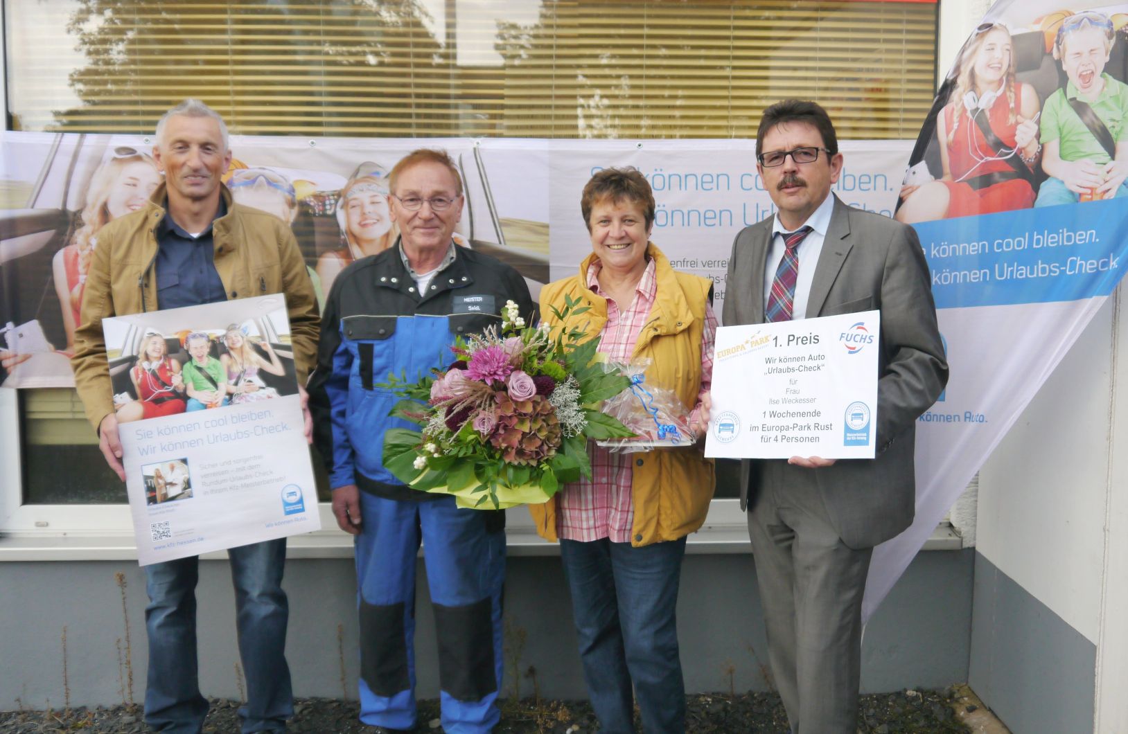 Bild: LIV Hessen, v.l.n.r.: Bernd Paczarkowski, Reinhard Seidl, Ilse Weckesser, Klaus Zeller