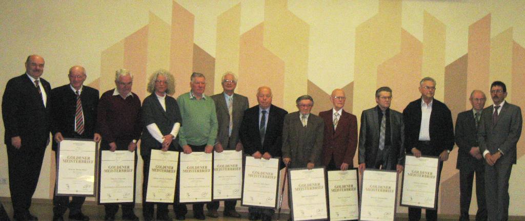50 Jahre Meister im Handwerk